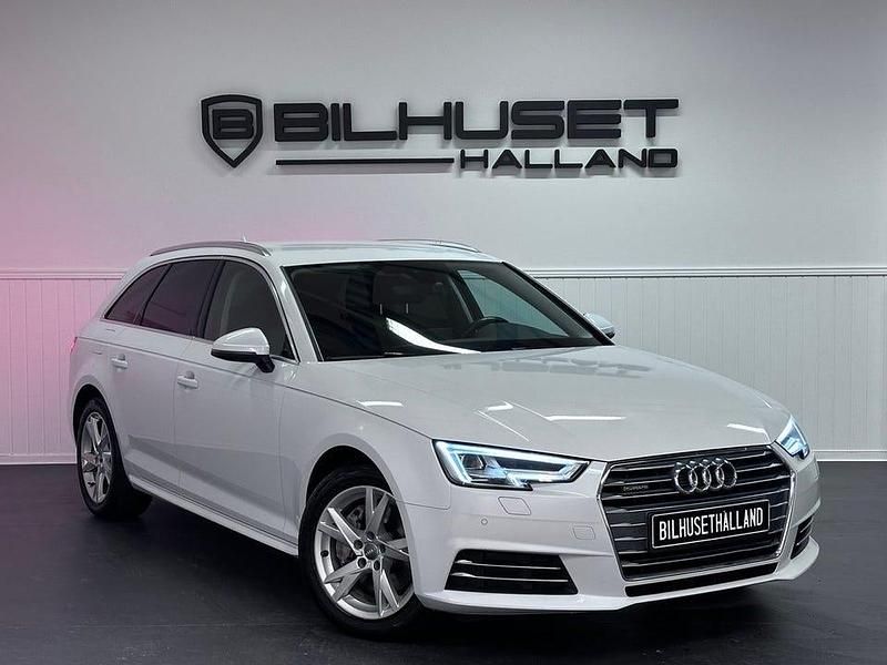 Vit Begagnad 2018 Audi A4 Sport Kombi | 199 900 kr (Marknadspris) - Bild 1/4