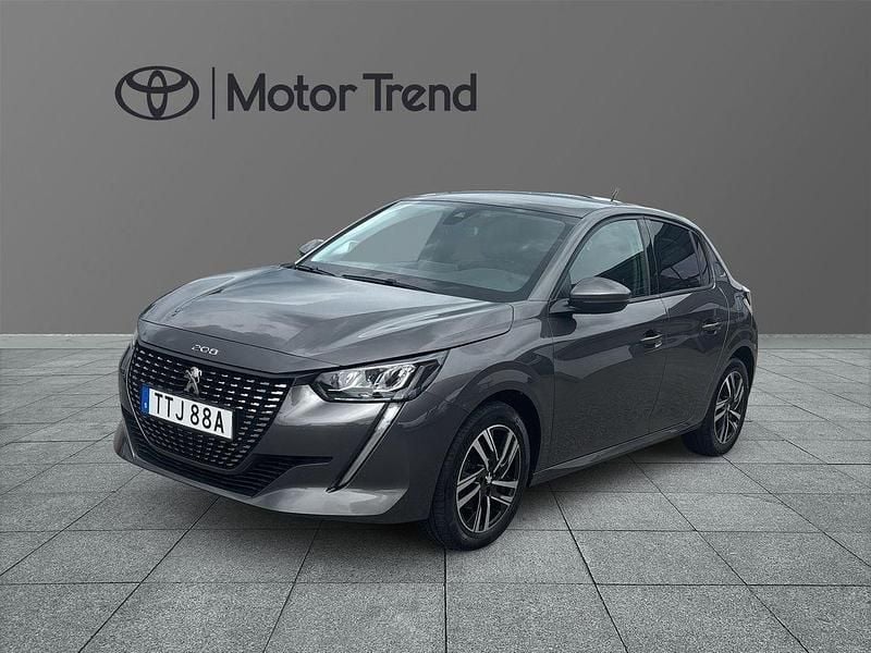 Grå Begagnad 2020 Peugeot 208 Halvkombi | 159 900 kr (Marknadspris) - Bild 1/4