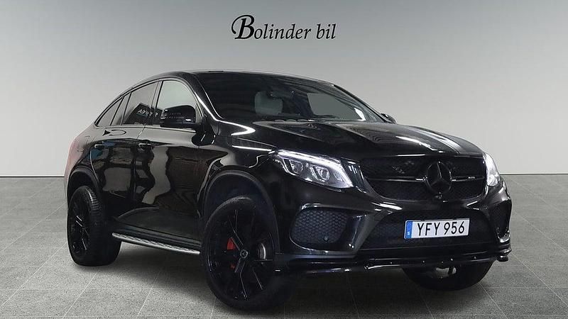 Begagnad Mercedes GLE43 AMG AMG 367 HK (269 kW) 2016 Svart Sportkupé