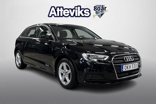 Brilliantsvart Begagnad 2019 Audi A3 Proline | 185 900 kr (Bra pris) - Bild 1/4