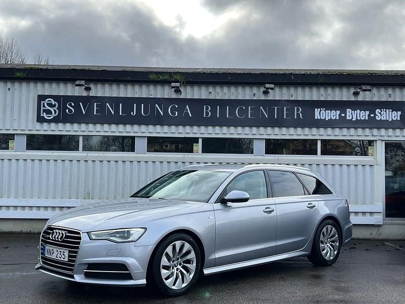 Silver Begagnad 2016 Audi A6 Sport Kombi | 179 900 kr (Marknadspris) - Bild 1/4