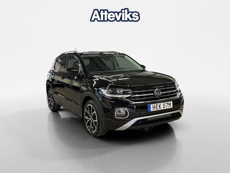 Svart Begagnad 2020 VW T-Cross SUV | 204 900 kr (Marknadspris) - Bild 1/4