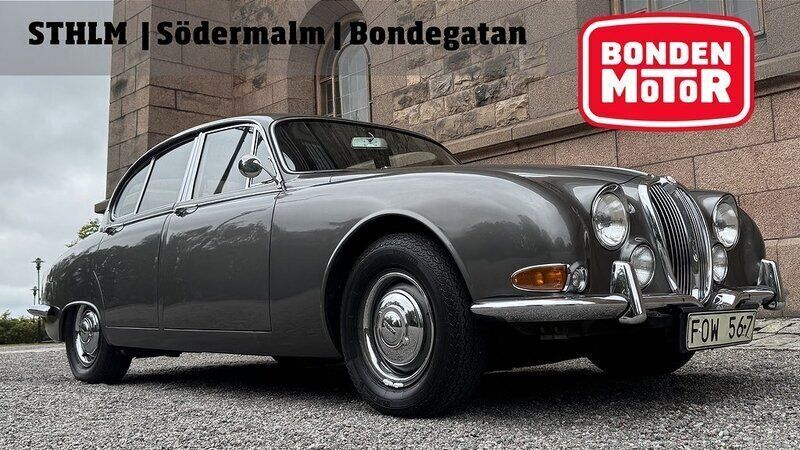 Blå Begagnad 1965 Jaguar S-Type S Sedan | 149 000 kr - Bild 1/4