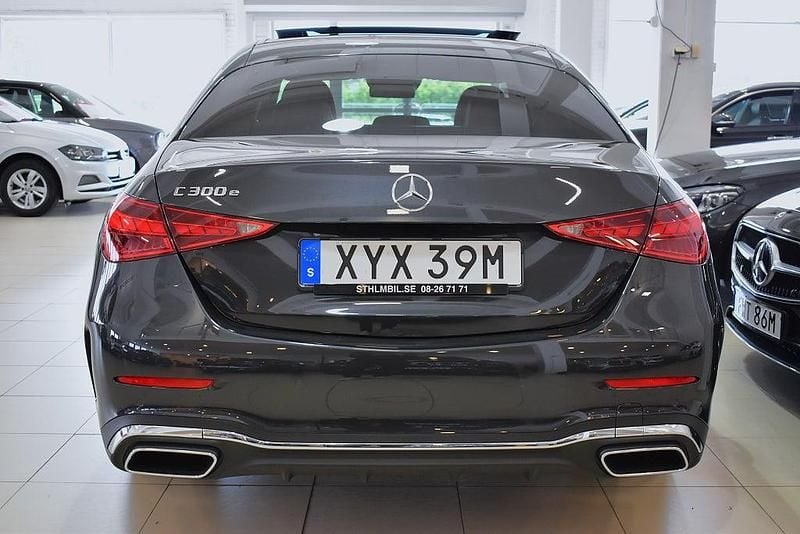 Begagnad Mercedes C300e AMG 204 HK (150 kW) 2022 Grå Sedan
