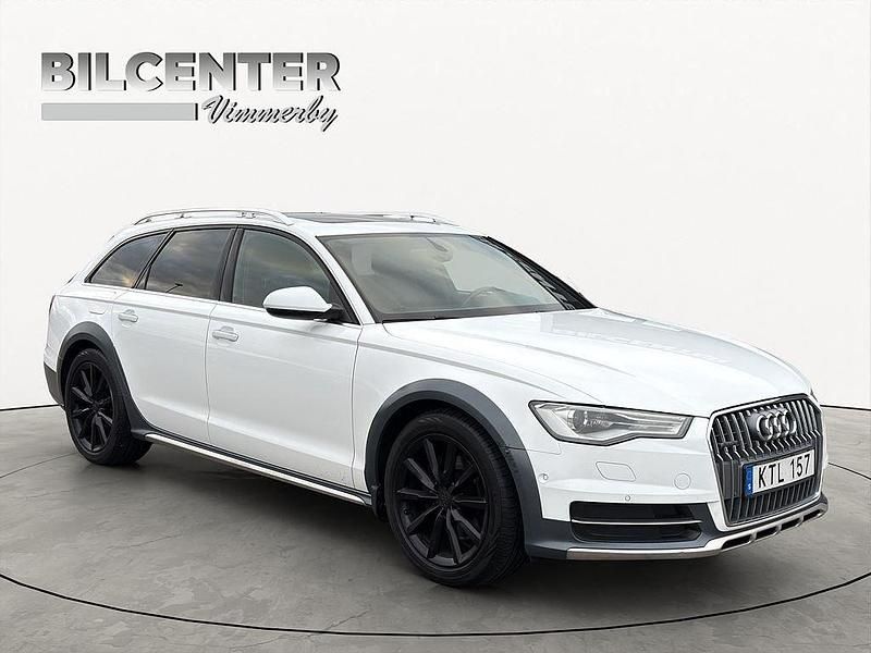 Vit Begagnad 2015 Audi A6 Allroad Comfort Kombi | 150 000 kr (Marknadspris) - Bild 1/4
