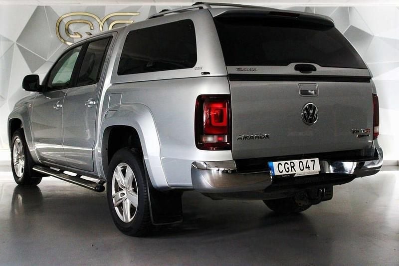 Begagnad VW Amarok Highline 224 HK (164 kW) 2018 Silver Pickup