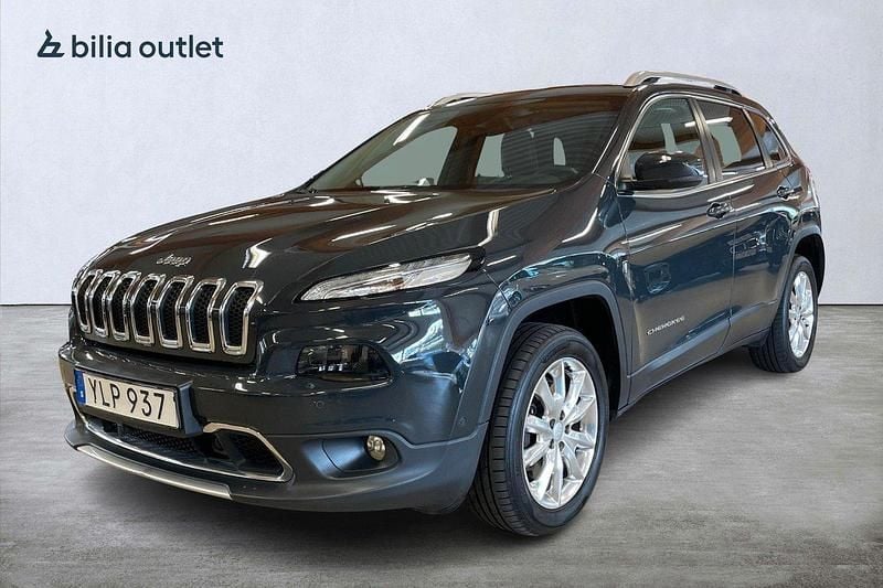 Grå Begagnad 2017 Jeep Cherokee Limited SUV | 189 900 kr (Marknadspris) - Bild 1/3