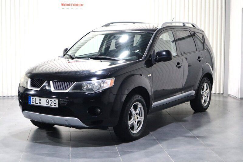 Svart Begagnad 2007 Mitsubishi Outlander SUV | 59 900 kr (Marknadspris) - Bild 1/4