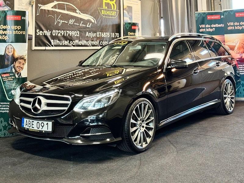 Svart Begagnad 2016 Mercedes E220 Avantgarde Kombi | 139 900 kr - Bild 1/4