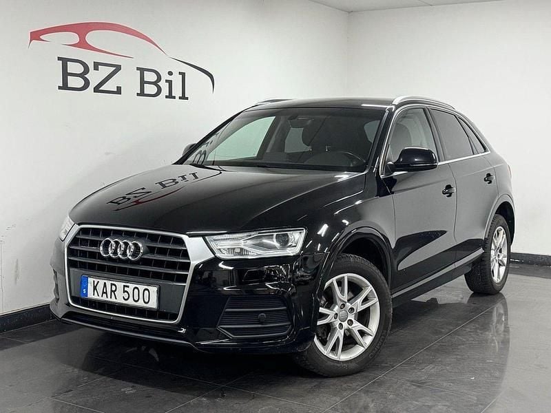 Svart Begagnad 2017 Audi Q3 Proline SUV | 179 900 kr (Marknadspris) - Bild 1/4