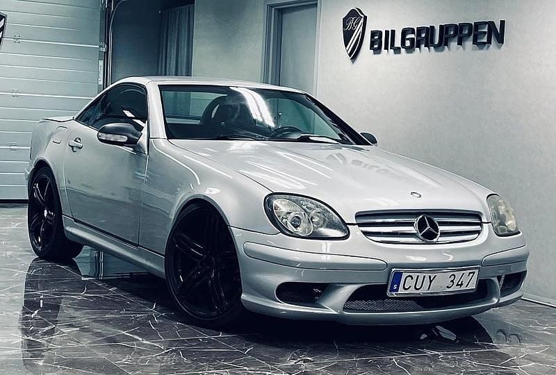 Begagnad Mercedes SLK320 218 HK (160 kW) 2001 Silver Cab