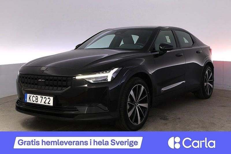 Svart Begagnad 2021 Polestar 2 Standard Range Single Motor Halvkombi | 308 900 kr (Marknadspris) - Bild 1/4