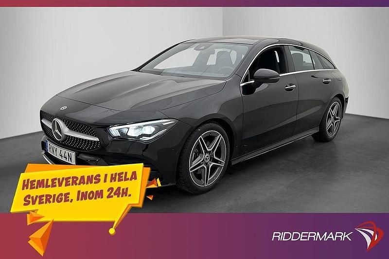 Svart Begagnad 2021 Mercedes CLA180 Shooting Brake Kombi | 309 800 kr - Bild 1/3