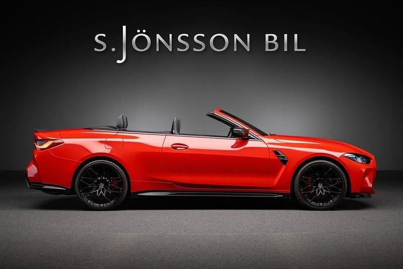 Begagnad BMW M4 Cabriolet Competition Edition 510 HK (375 kW) 2022 Röd Cab