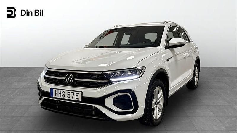 Vit Begagnad 2022 VW T-Roc R-line SUV | 319 000 kr (Bra pris) - Bild 1/4