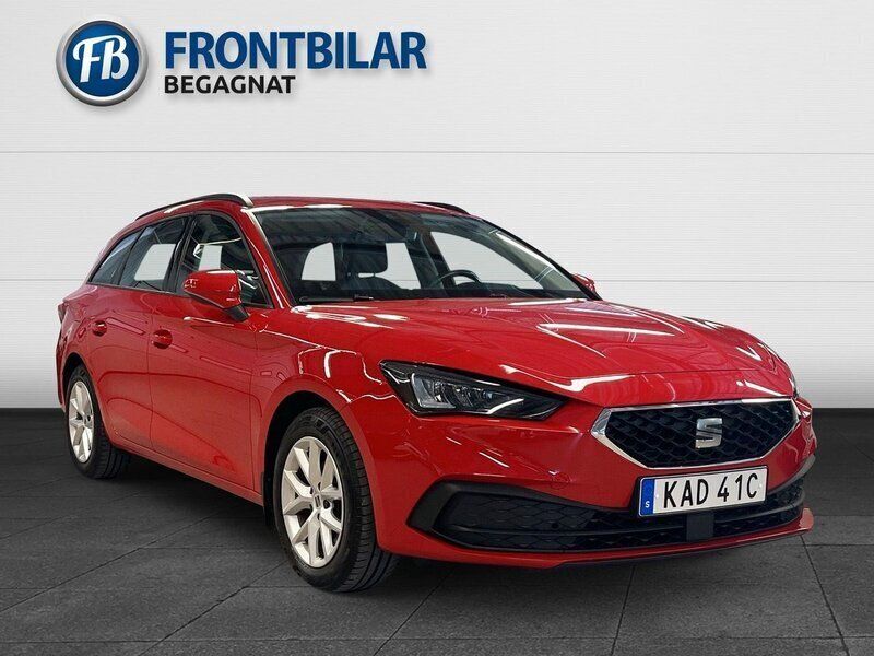 Röd Begagnad 2022 Seat Leon Kombi | 204 900 kr (Marknadspris) - Bild 1/3
