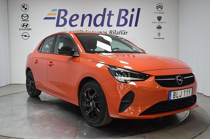Orange Begagnad 2022 Opel Corsa Design Edition Halvkombi | 149 500 kr (Marknadspris) - Bild 1/3