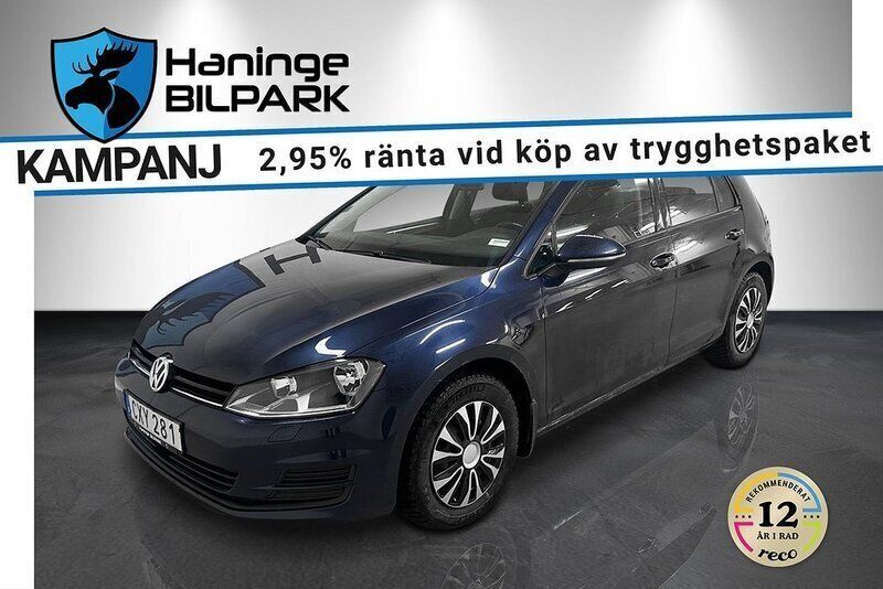 Grå Begagnad 2014 VW Golf VII Sportline Halvkombi | 109 900 kr (Marknadspris) - Bild 1/2