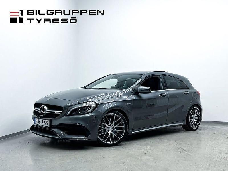 Begagnad Mercedes A45 AMG AMG 381 HK (280 kW) 2018 Mörkgrå (grå) Minibuss