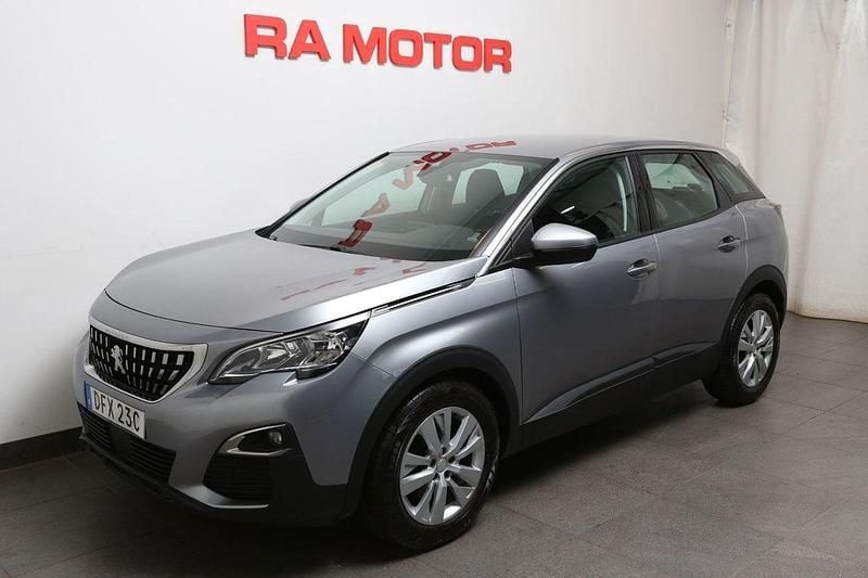 Grå Begagnad 2019 Peugeot 3008 Active SUV | 164 800 kr (Bra pris) - Bild 1/3