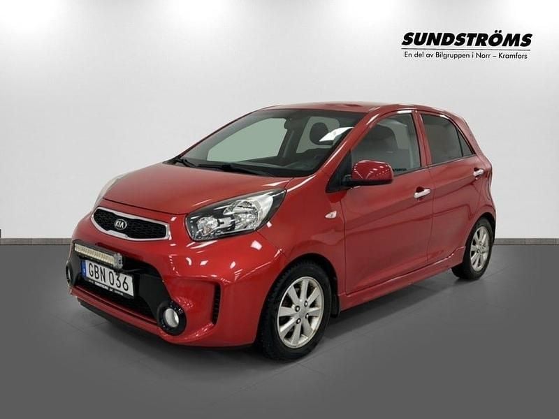 Röd Begagnad 2015 Kia Picanto Halvkombi | 79 900 kr (Lite dyr) - Bild 1/3