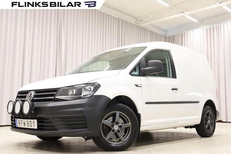 Vit Begagnad 2017 VW Caddy Minibuss | 89 900 kr (Bra pris) - Bild 1/4
