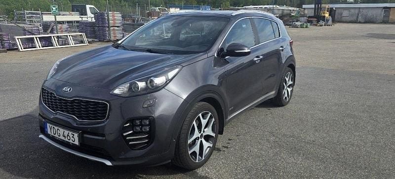 Grå Begagnad 2016 Kia Sportage GT-Line SUV | 185 000 kr (Bra pris) - Bild 1/4