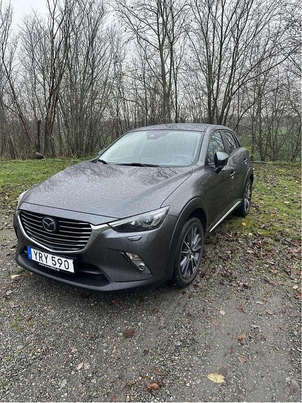 Grå Begagnad 2017 Mazda CX-3 SUV | 155 000 kr (Bra pris) - Bild 1/4