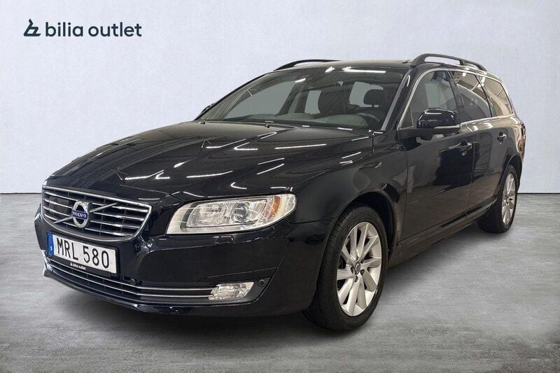 Svart Begagnad 2015 Volvo V70 Pro Kombi | 174 000 kr (Dyr) - Bild 1/4