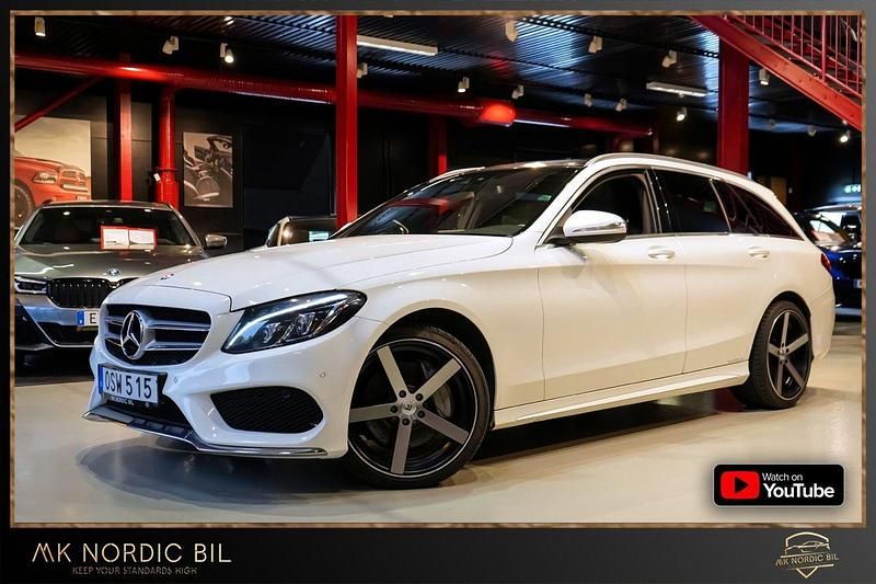 Vit Begagnad 2014 Mercedes C250 AMG Kombi | 199 000 kr (Marknadspris) - Bild 1/4