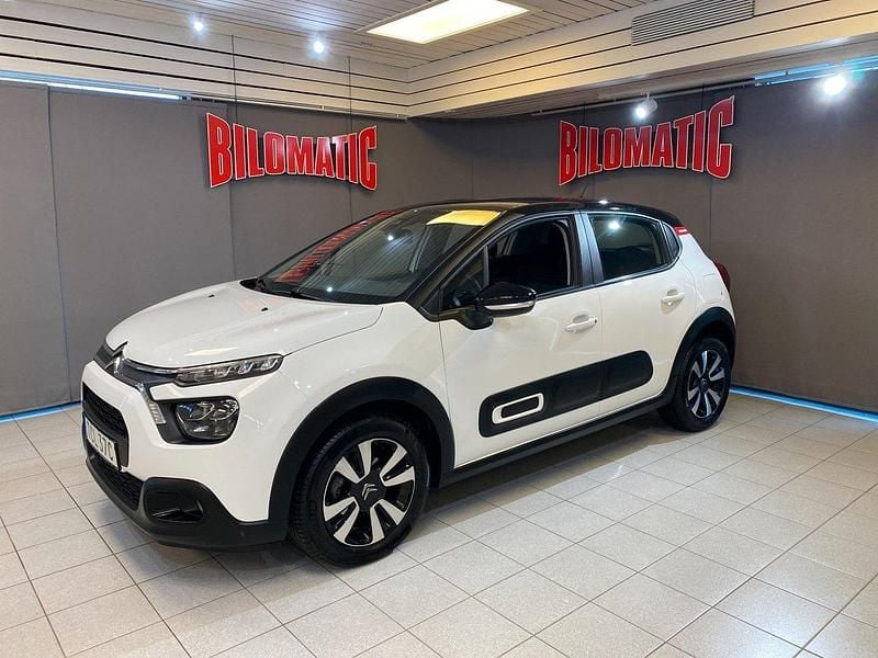 Vit Begagnad 2021 Citroën C3 Shine Halvkombi | 159 000 kr (Marknadspris) - Bild 1/4