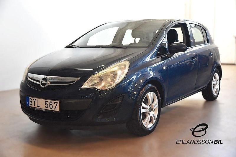 Blå Begagnad 2012 Opel Corsa Enjoy Halvkombi | 69 900 kr (Dyr) - Bild 1/4
