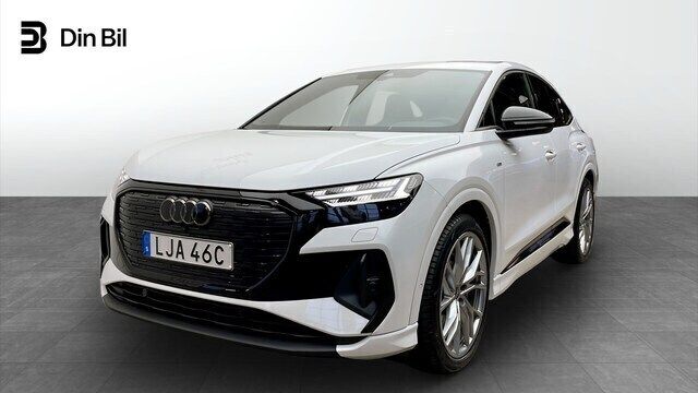 Glaciärvit metallic Begagnad 2023 Audi Q4 Sportback e-tron Proline SUV | 649 000 kr (Lite dyr) - Bild 1/4