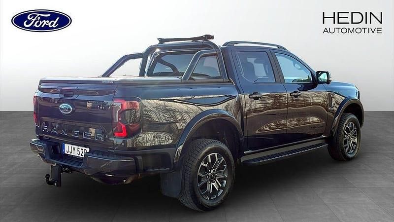 Ny Ford Ranger Wildtrack 280 HK (205 kW) 2025 Svart Pickup