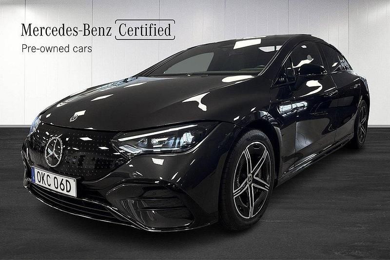 Grå (grafitgrå metallic) Begagnad 2024 Mercedes EQE350 AMG Sedan | 589 000 kr - Bild 1/4