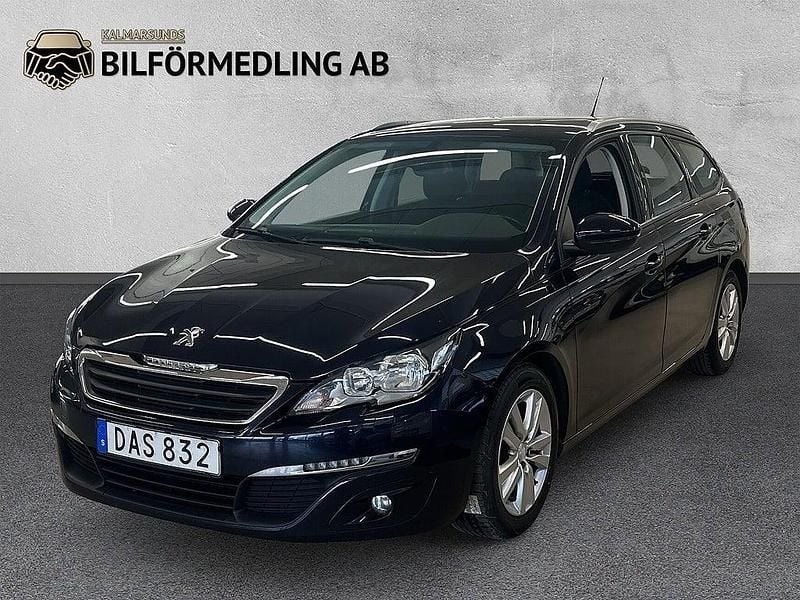 Begagnad Peugeot 308 SW Active 110 HK (80 kW) 2015 Blå Kombi