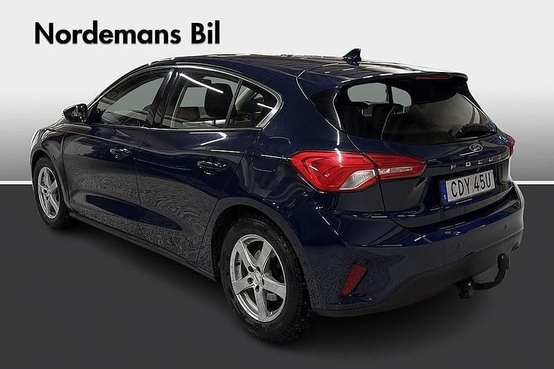 Begagnad Ford Focus 125 HK (91 kW) 2019 Blå Halvkombi