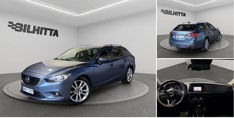 Blå Begagnad 2013 Mazda 6 Kombi | 89 000 kr (Superpris) - Bild 1/4