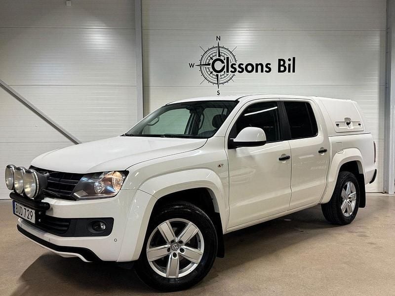 Vit Begagnad 2014 VW Amarok Canyon Pickup | 189 900 kr (Marknadspris) - Bild 1/4
