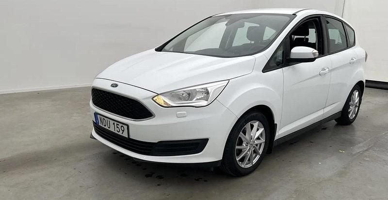 Vit Begagnad 2016 Ford C-MAX Trend Minibuss | 112 000 kr - Bild 1/4