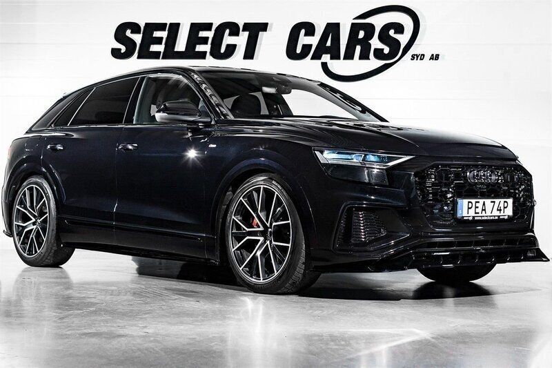 Svart Begagnad 2019 Audi Q8 S-Line SUV | 689 900 kr - Bild 1/4