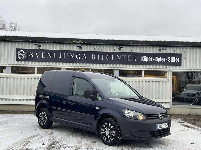 Begagnad VW Caddy 102 HK (75 kW) 2012 Blå Minibuss