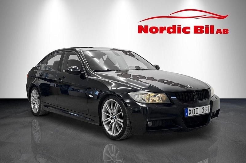 Svart Begagnad 2006 BMW 325 M Sport Sedan | 59 900 kr (Bra pris) - Bild 1/4