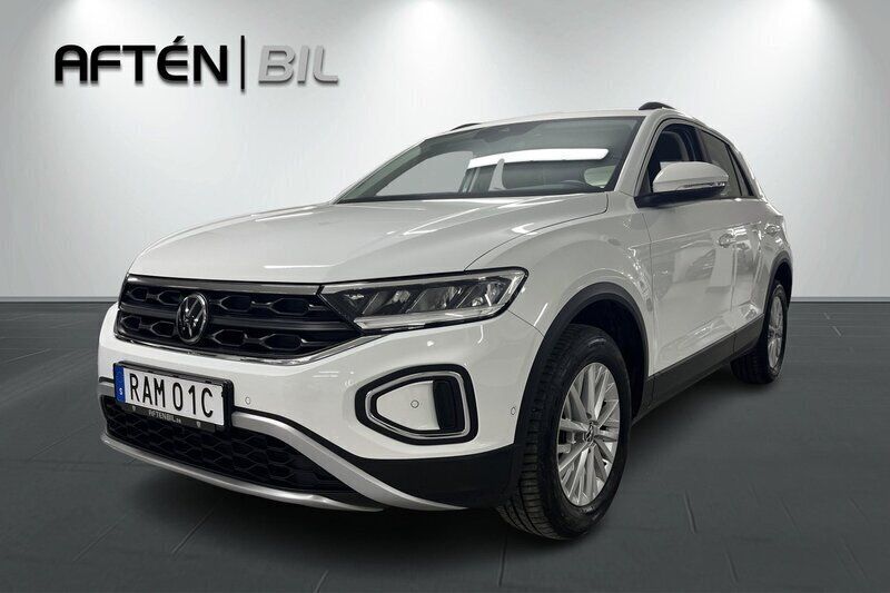 Vit Begagnad 2023 VW T-Roc SUV | 269 800 kr (Marknadspris) - Bild 1/3