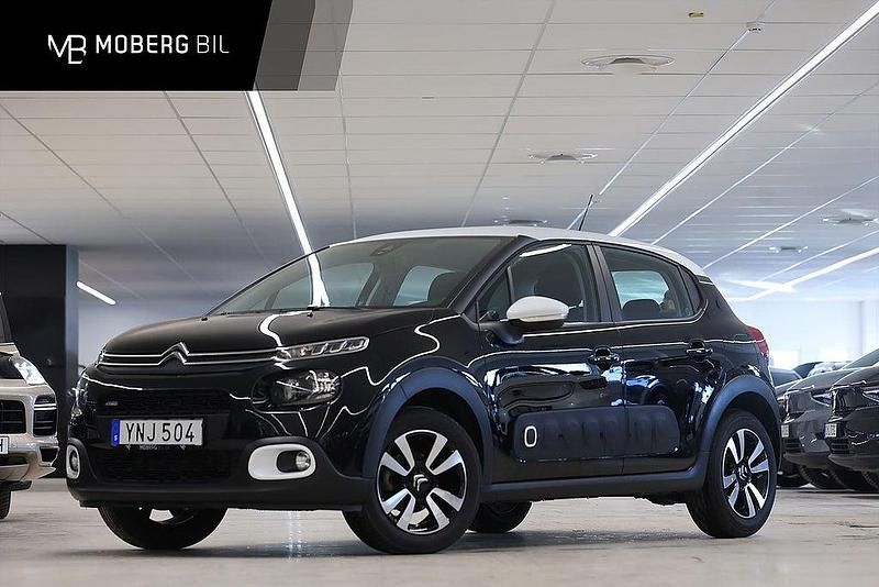 Svart Begagnad 2017 Citroën C3 Feel Halvkombi | 119 900 kr (Dyr) - Bild 1/2
