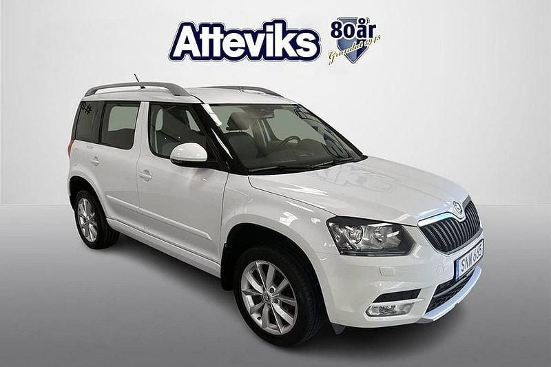 Vit Begagnad 2015 Skoda Yeti Elegance SUV | 104 900 kr (Bra pris) - Bild 1/4