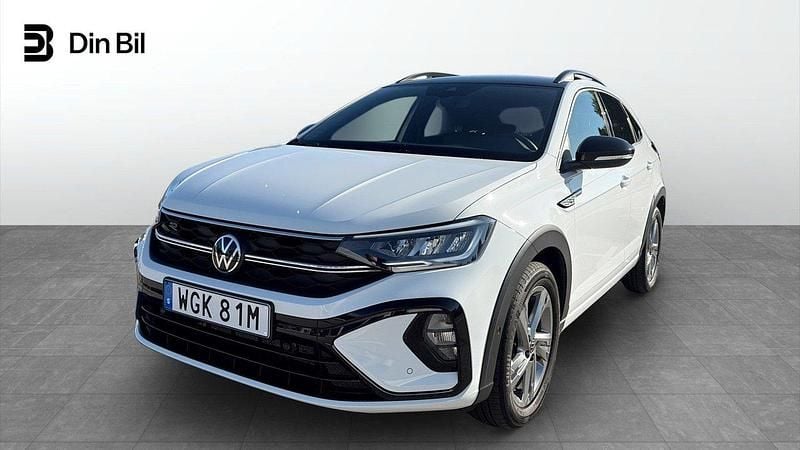 Vit Begagnad 2022 VW Taigo R-line SUV | 269 900 kr (Marknadspris) - Bild 1/4