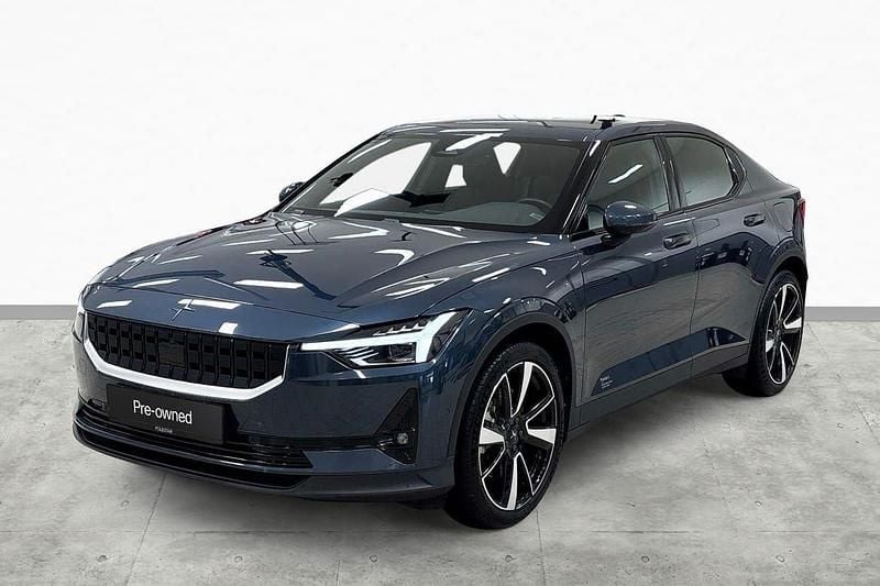 Mörkblå (blå) Begagnad 2022 Polestar 2 Pilot Sedan | 309 900 kr (Bra pris) - Bild 1/3