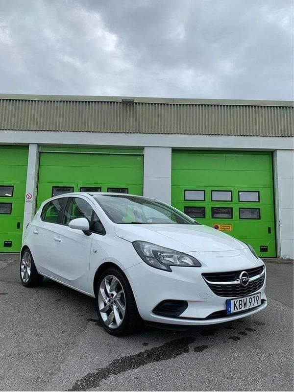Vit Begagnad 2019 Opel Corsa Enjoy Halvkombi | 65 000 kr (Marknadspris) - Bild 1/4