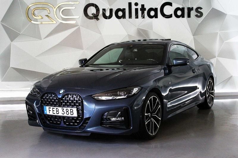 Blå Begagnad 2021 BMW 420 M Sport Sportkupé | 429 000 kr (Dyr) - Bild 1/4